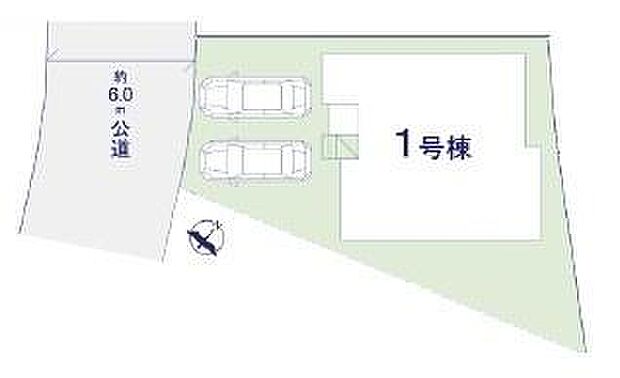 カースペースは2台付き!セカンドカー持ちの方や急な来客時にも安心ですね。