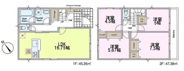 4LDKの魅力的な間取り!LDKはゆったりとした空間で、ご家族との団らん時間が、より一層充実したものになりますね家族との仲が深まり、自然と笑顔が増えそうです!