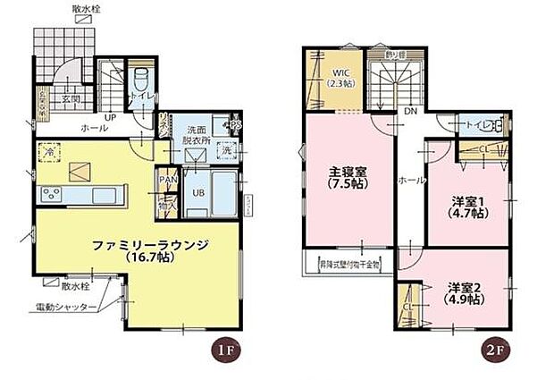 3LDKの魅力的な間取り！LDKはゆったりとした空間で、ご家族との団らん時間が、より一層充実したものになりますね！家族との仲が深まり、自然と笑顔が増えそうです！
