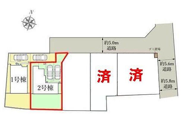 カースペース2台付きでマイカーをお持ちのご家庭でも安心。物件探しのご条件・ご要望・ご質問など、何なりと弊社スタッフまでお申し付けください!【現地販売会開催中】