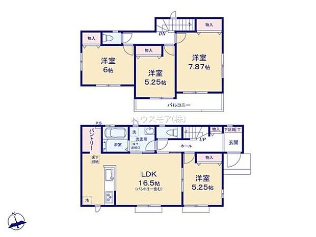 4LDKの魅力的な間取り！LDKはゆったりとした空間で、ご家族との団らん時間が、より一層充実したものになりますね家族との仲が深まり、自然と笑顔が増えそうです！