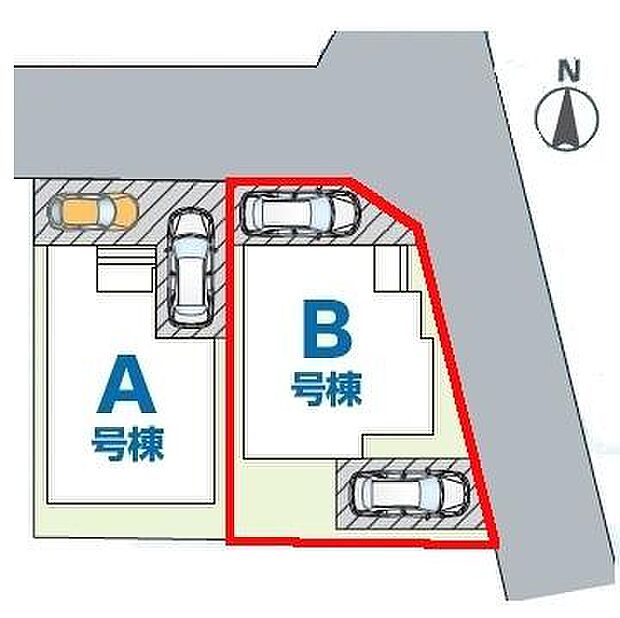 カースペース2台付きでマイカーをお持ちのご家庭でも安心。物件探しのご条件・ご要望・ご質問など、何なりと弊社スタッフまでお申し付けください!
