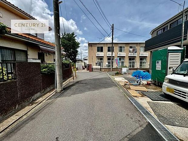 前面道路4m!陽当り良好な立地です。