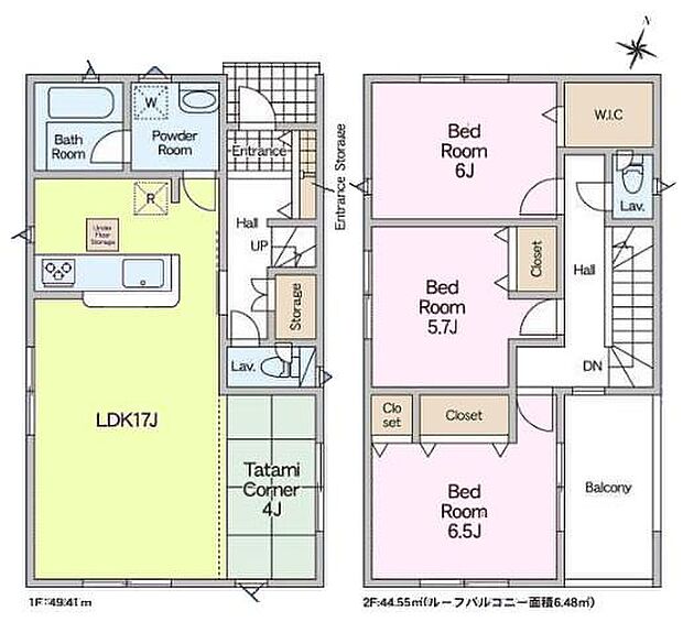 3LDKの魅力的な間取り！LDKはゆったりとした空間で、ご家族との団らん時間が、より一層充実したものになりますね。家族との仲が深まり、自然と笑顔が増えます！
