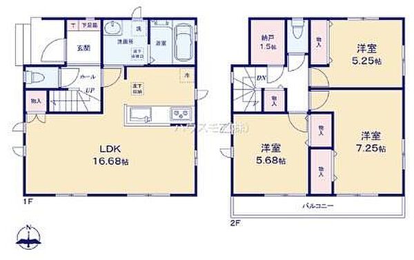 間取りを拡大表示