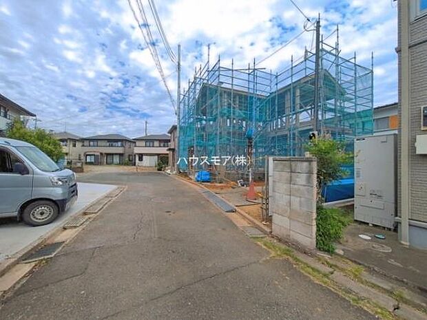 前面道路4.1m!陽当り良好な立地です。