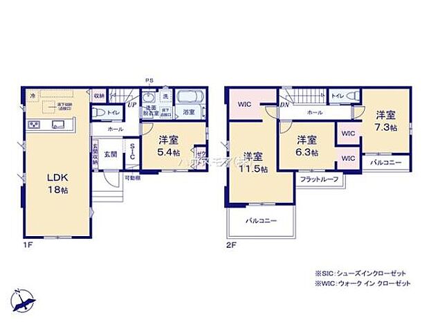 4LDKの魅力的な間取り！LDKはゆったりとした空間で、ご家族との団らん時間が、より一層充実したものになりますね家族との仲が深まり、自然と笑顔が増えそうです！