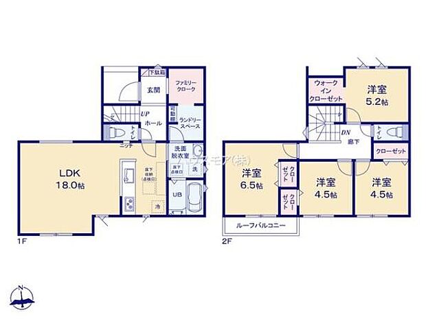 4LDKの魅力的な間取り！LDKはゆったりとした空間で、ご家族との団らん時間が、より一層充実したものになりますね家族との仲が深まり、自然と笑顔が増えそうです！