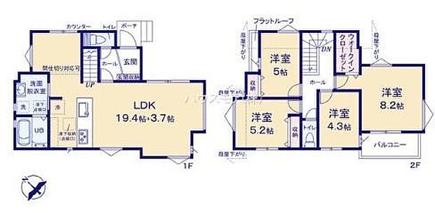 4LDKの魅力的な間取り！LDKはゆったりとした空間で、ご家族との団らん時間が、より一層充実したものになりますね家族との仲が深まり、自然と笑顔が増えそうです！