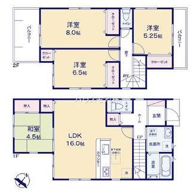 4LDKの魅力的な間取り!LDKはゆったりとした空間で、ご家族との団らん時間が、より一層充実したものになりますね家族との仲が深まり、自然と笑顔が増えそうです!