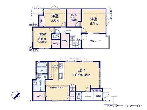 3SLDKの魅力的な間取り!LDKはゆったりとした空間で、ご家族との団らん時間が、より一層充実したものになりますね。家族との仲が深まり、自然と笑顔が増えます!