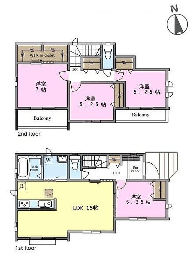 4LDKの魅力的な間取り!LDKはゆったりとした空間で、ご家族との団らん時間が、より一層充実したものになりますね家族との仲が深まり、自然と笑顔が増えそうです!