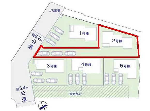 カースペースは3台分を確保しております。セカンドカーをお持ちのご家庭はもちろん、来客時にもゆとりをもってご利用いただける安心の仕様です。
