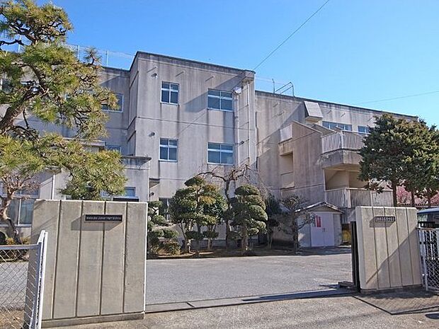 柏市立松葉中学校まで1100m