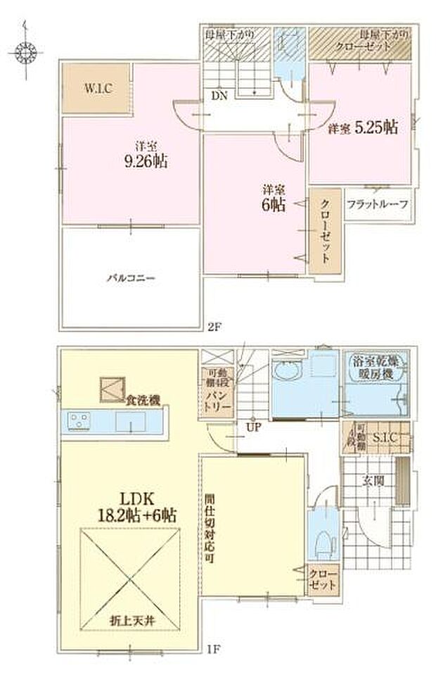 3(4)LDKの魅力的な間取り!LDKはゆったりとした空間で、ご家族との団らん時間が、より一層充実したものになりますね。家族との仲が深まり、自然と笑顔が増えます!