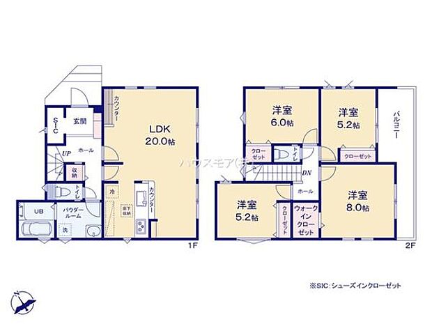 4LDKの魅力的な間取り!LDKはゆったりとした空間で、ご家族との団らん時間が、より一層充実したものになりますね家族との仲が深まり、自然と笑顔が増えそうです!