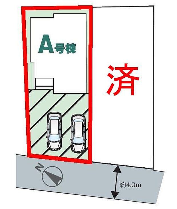 カースペース2台付きでマイカーをお持ちのご家庭でも安心。物件探しのご条件・ご要望・ご質問など、何なりと弊社スタッフまでお申し付けください！