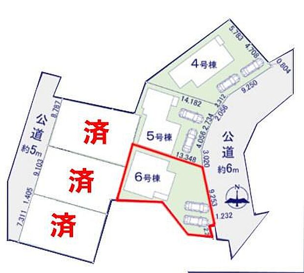 カースペースは2台付き!セカンドカー持ちの方や急な来客時にも安心ですね。