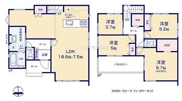 4LDKの魅力的な間取り!LDKはゆったりとした空間で、ご家族との団らん時間が、より一層充実したものになりますね家族との仲が深まり、自然と笑顔が増えそうです!