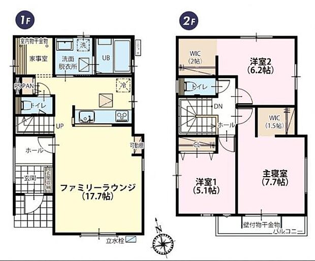 3LDKの魅力的な間取り!LDKはゆったりとした空間で、ご家族との団らん時間が、より一層充実したものになりますね。家族との仲が深まり、自然と笑顔が増えます!