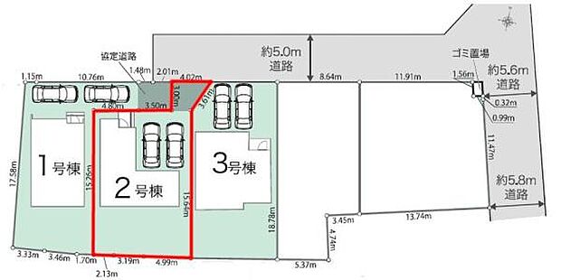 カースペース2台付きでマイカーをお持ちのご家庭でも安心。物件探しのご条件・ご要望・ご質問など、何なりと弊社スタッフまでお申し付けください！【現地販売会開催中】