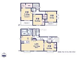 松戸市松飛台 B号棟 新築戸建て