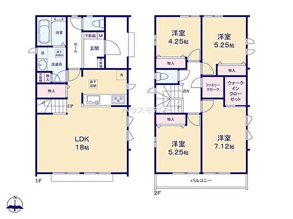間取りを拡大表示