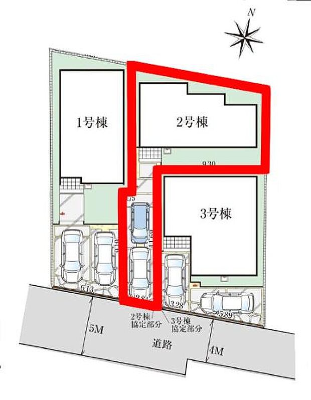 カースペースは2台付き!セカンドカー持ちの方や急な来客時にも安心ですね。物件探しのご条件・ご要望などありましたら、何なりとスタッフまでお申し付けください!