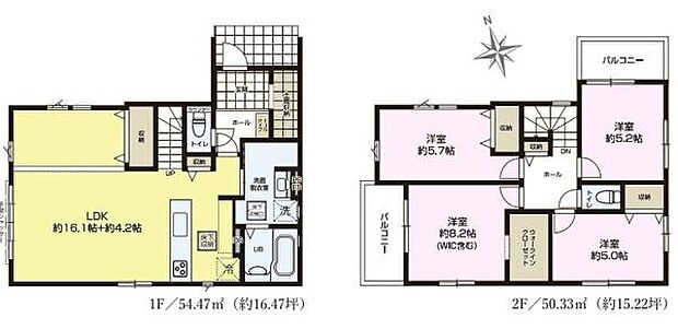 4LDKの魅力的な間取り！LDKはゆったりとした空間で、ご家族との団らん時間が、より一層充実したものになりますね家族との仲が深まり、自然と笑顔が増えそうです！