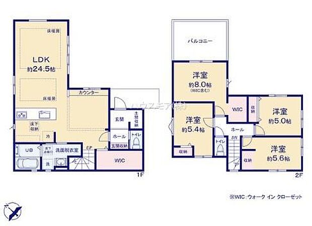 4SLDKの魅力的な間取り！LDKはゆったりとした空間で、ご家族との団らん時間が、より一層充実したものになりますね家族との仲が深まり、自然と笑顔が増えそうです！