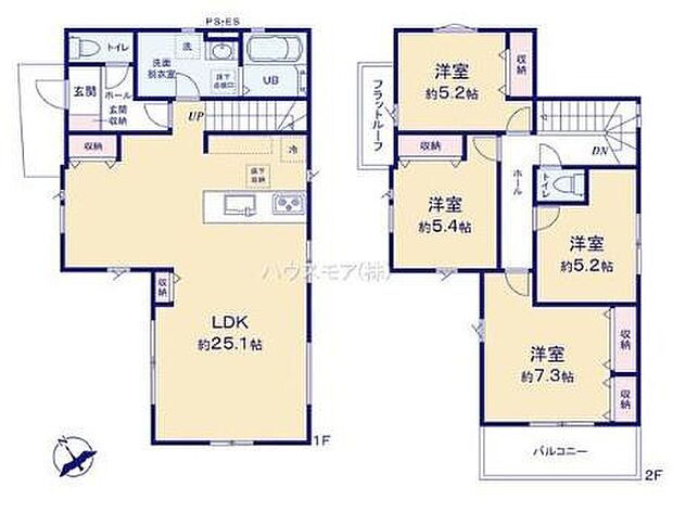 4LDKの魅力的な間取り！LDKはゆったりとした空間で、ご家族との団らん時間が、より一層充実したものになりますね家族との仲が深まり、自然と笑顔が増えそうです！【現地販売会開催中】