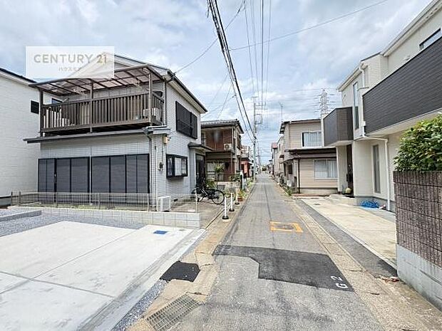 前面道路4m!陽当り良好な立地です。