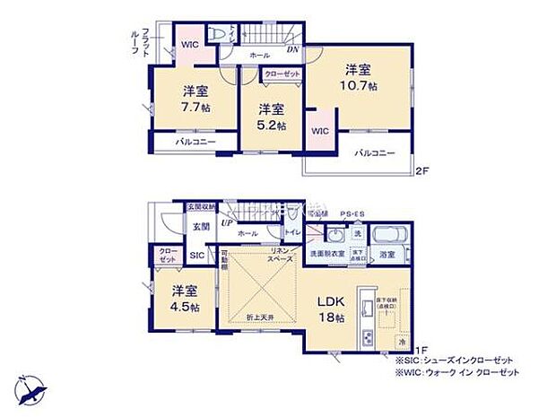 4LDKの魅力的な間取り!LDKはゆったりとした空間で、ご家族との団らん時間が、より一層充実したものになりますね家族との仲が深まり、自然と笑顔が増えそうです!