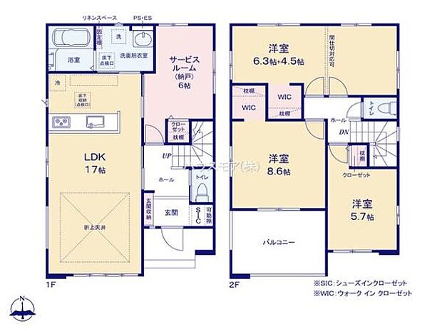 3(4)SLDKの魅力的な間取り！LDKはゆったりとした空間で、ご家族との団らん時間が、より一層充実したものになりますね。家族との仲が深まり、自然と笑顔が増えます！