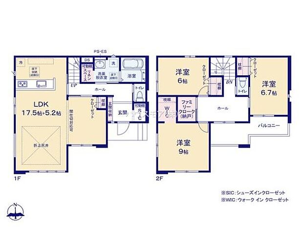 3(4)LDKの魅力的な間取り!LDKはゆったりとした空間で、ご家族との団らん時間が、より一層充実したものになりますね。家族との仲が深まり、自然と笑顔が増えます!