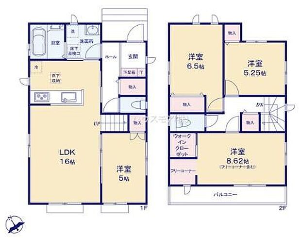 4LDKの魅力的な間取り!LDKはゆったりとした空間で、ご家族との団らん時間が、より一層充実したものになりますね家族との仲が深まり、自然と笑顔が増えそうです!【現地販売会開催中】