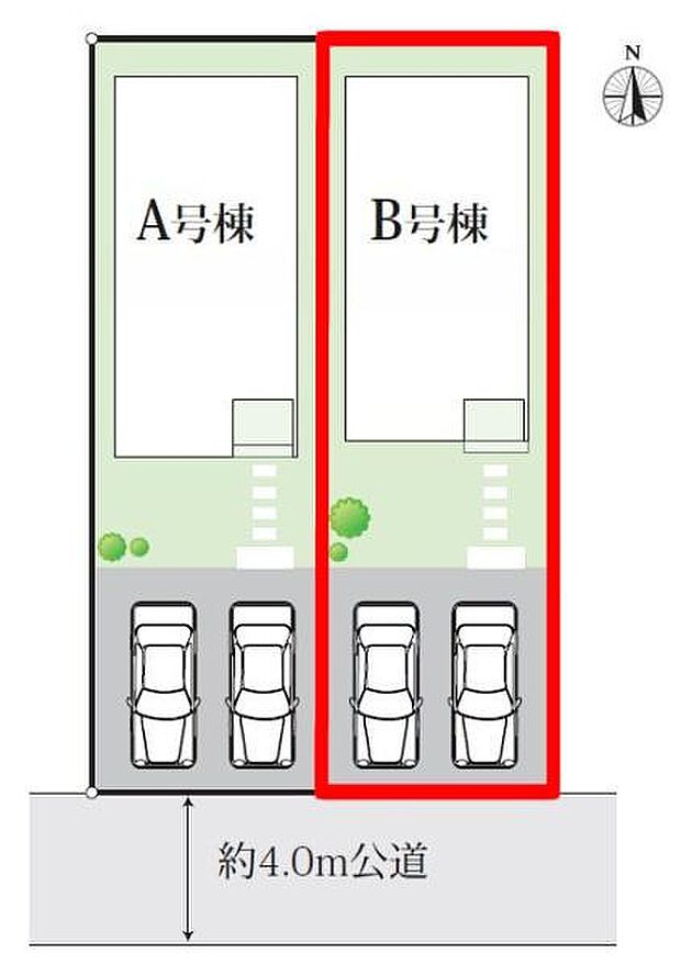カースペース2台付きでマイカーをお持ちのご家庭でも安心。物件探しのご条件・ご要望・ご質問など、何なりと弊社スタッフまでお申し付けください！