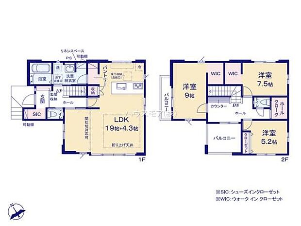 3LDKの魅力的な間取り！LDKはゆったりとした空間で、ご家族との団らん時間が、より一層充実したものになりますね。家族との仲が深まり、自然と笑顔が増えます！