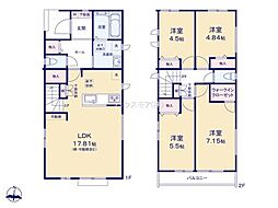 松戸市中金杉4丁目 B号棟 新築戸建