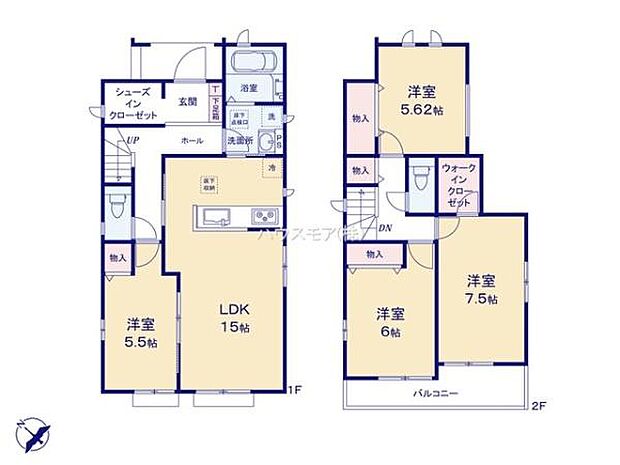 4LDKの魅力的な間取り!LDKはゆったりとした空間で、ご家族との団らん時間が、より一層充実したものになりますね家族との仲が深まり、自然と笑顔が増えそうです!
