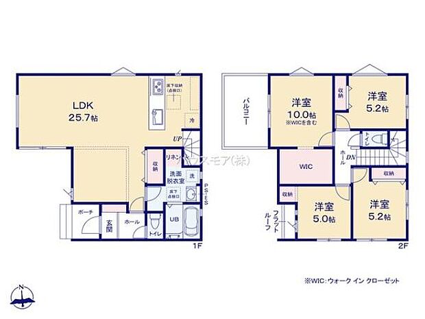 4LDKの魅力的な間取り！LDKはゆったりとした空間で、ご家族との団らん時間が、より一層充実したものになりますね家族との仲が深まり、自然と笑顔が増えそうです！