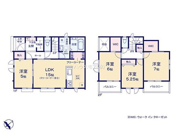 4LDKの魅力的な間取り!LDKはゆったりとした空間で、ご家族との団らん時間が、より一層充実したものになりますね家族との仲が深まり、自然と笑顔が増えそうです!