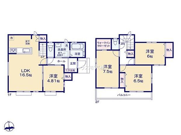 4LDKの魅力的な間取り!LDKはゆったりとした空間で、ご家族との団らん時間が、より一層充実したものになりますね家族との仲が深まり、自然と笑顔が増えそうです!