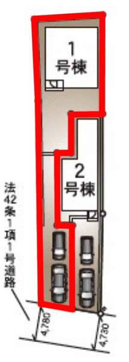 カースペース2台付きでマイカーをお持ちのご家庭でも安心。物件探しのご条件・ご要望・ご質問など、何なりと弊社スタッフまでお申し付けください!