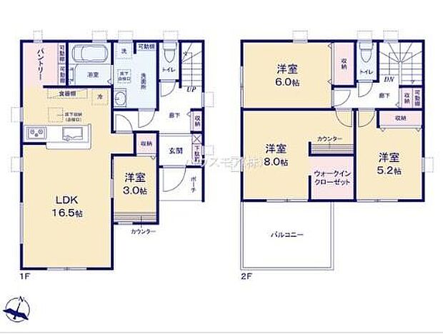 4LDKの魅力的な間取り！LDKはゆったりとした空間で、ご家族との団らん時間が、より一層充実したものになりますね家族との仲が深まり、自然と笑顔が増えそうです！