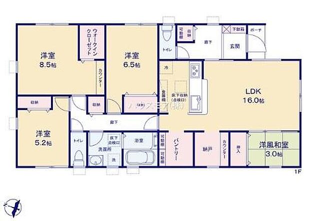 4SLDKの魅力的な間取り!LDKはゆったりとした空間で、ご家族との団らん時間が、より一層充実したものになりますね家族との仲が深まり、自然と笑顔が増えそうです!