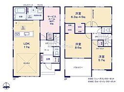 守谷市松ケ丘7丁目 1号棟 新築戸建て