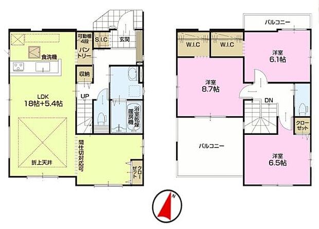 3(4)LDKの魅力的な間取り!LDKはゆったりとした空間で、ご家族との団らん時間が、より一層充実したものになりますね。家族との仲が深まり、自然と笑顔が増えます!
