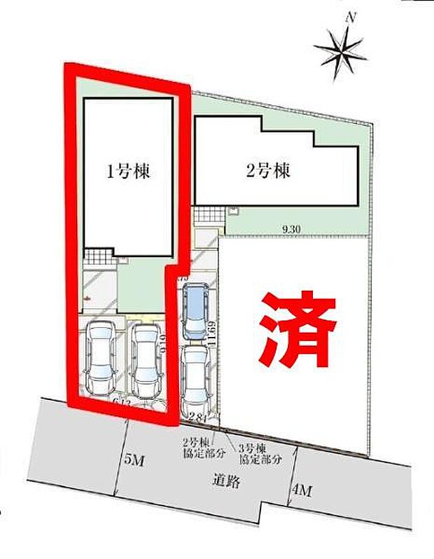 カースペースは2台付き!セカンドカー持ちの方や急な来客時にも安心ですね。物件探しのご条件・ご要望などありましたら、何なりとスタッフまでお申し付けください!