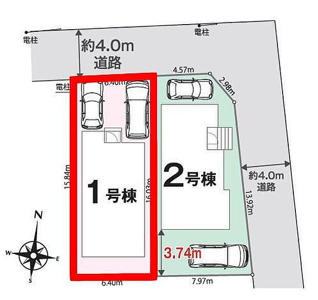 カースペース2台付きでマイカーをお持ちのご家庭でも安心。物件探しのご条件・ご要望・ご質問など、何なりと弊社スタッフまでお申し付けください!